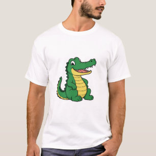 T-shirt mignon dessin animé alligator drôle plus t