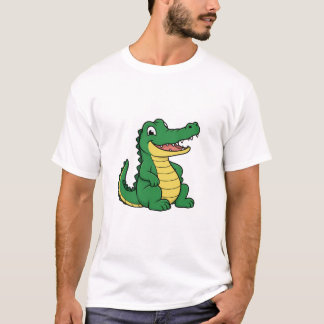 T-shirt mignon dessin animé alligator drôle plus t