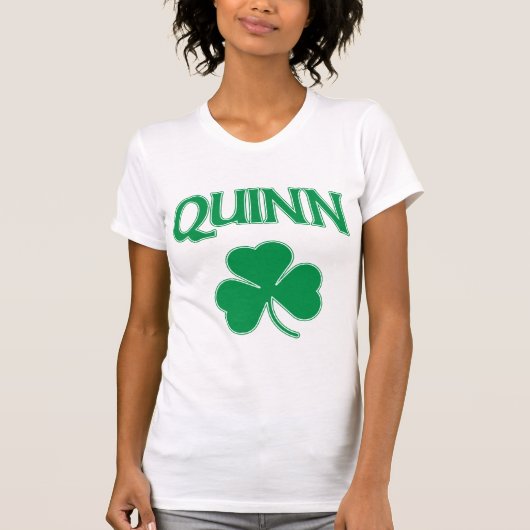 T-shirt mignon d'Irlandais de Quinn (Devant)