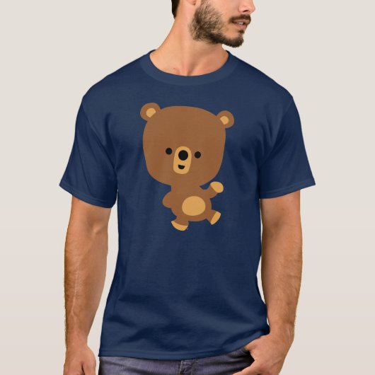 T-shirt mignon d'ours de "bon Vibe" de bande (Devant)