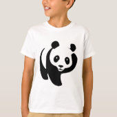 T-shirt mignon d'ours panda (Devant)