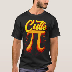 T-shirt Mignon drôle de petit chou math pi papillon jeu de