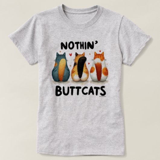 T-shirt Mignon & Drôle Rien Que Des Chats (Design devant)