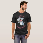 T-shirt Mignon Effrayant Faim Funny Shark Mon costume d'Ha (Devant entier)