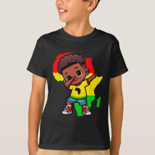 T-shirt Mignon enfant Dabbing Mois de l'histoire des Noirs