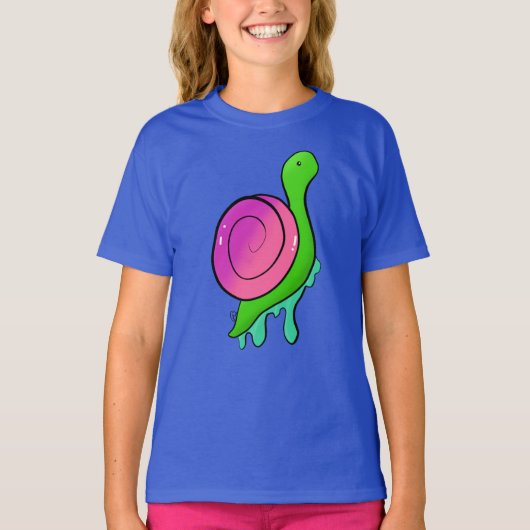 T-shirt mignon escargot (Devant)
