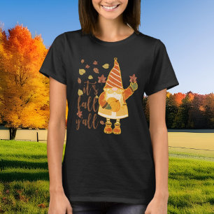 T-shirt mignon gnome saisonnier automne