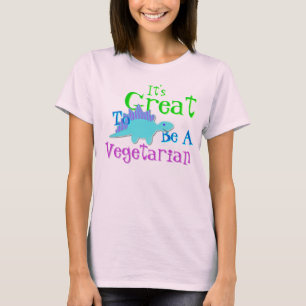 T-shirt Mignon il est grand d'être un dinosaure végétar