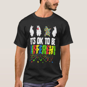 T-shirt Mignon Il est ok d'être différent Autisme Sensibil