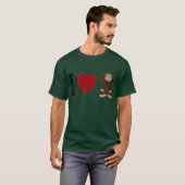 T-shirt MIGNON ! J'AIME la conception de <3 BIGFOOT - (Devant entier)
