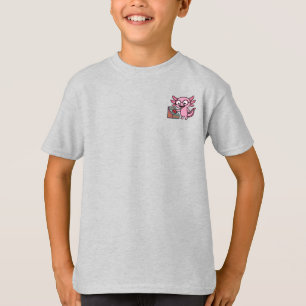 T-shirt Mignon Je me pose des questions de axolotl aztèque