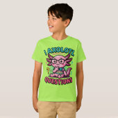 T-shirt Mignon Je Questions Axolotl nerd aztèque avec des  (Devant entier)
