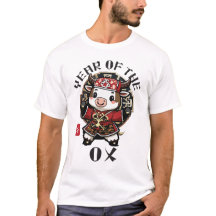 Mignon Kawaii Asiatique Chinois Bœuf Zodiaque Anné