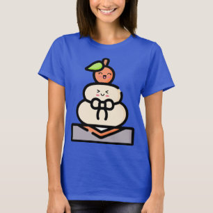 T-shirt Mignon Kawaii Kagami Mochi