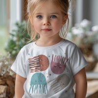 T-shirt mignon kawaii méduse pour tout-petit