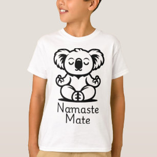 T-shirt Mignon koala australien méditant en position de yo