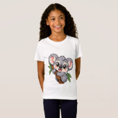T-Shirt Mignon Koala Peekaboo (Devant entier)