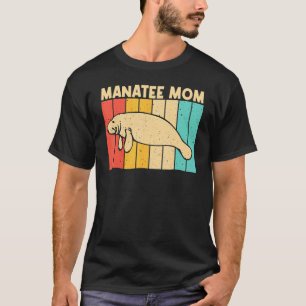 T-shirt Mignon Lamantin Pour Maman Femmes Vache Marine Dug