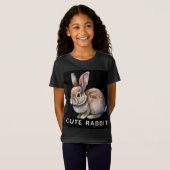 T-shirt mignon lapin (Devant entier)
