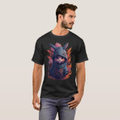 T-shirt Mignon Lapin Ninja Karaté Adorable (Devant entier)