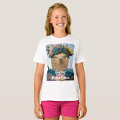 T-shirt Mignon Lote my Mama Llama tee pour enfants (Devant entier)