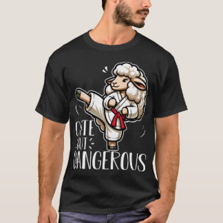 T-shirt Mignon mais dangereux Karaté Taekwondo Mouton Kara