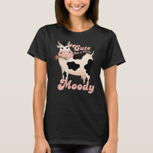 T-shirt Mignon Mais Un Peu Lunatique Chuchoteur De Vache