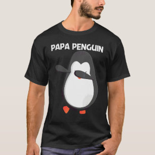 T-shirt Mignon Manchot Pour Hommes Papa Garçons Animal Ant