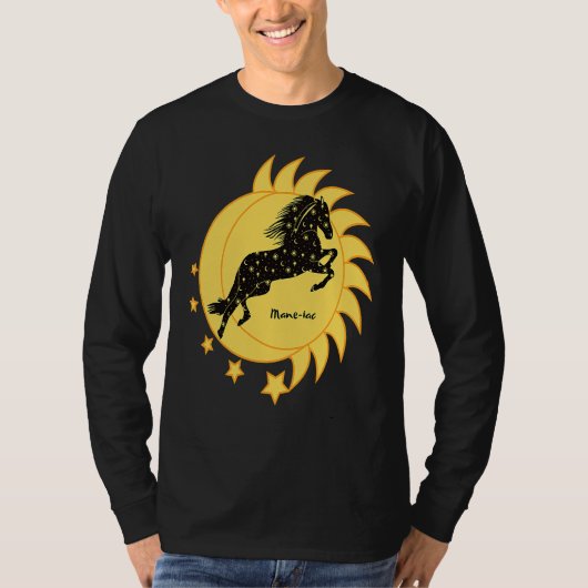 T-shirt Mignon Mane iac Cheval Céleste Danseuses Graphique (Devant)