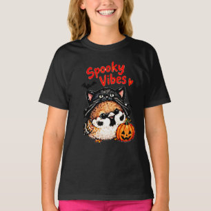 T-shirt Mignon Moineau Halloween Chibi Manga Dessin Animé