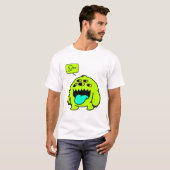 T-shirt mignon monstre (Devant entier)