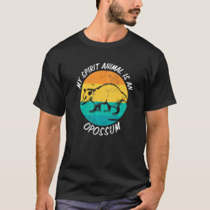 T-shirt Mignon Opossum Je Possèdes Je Mon Animal Spirituel