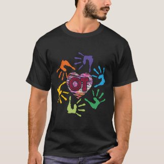 T-shirt Mignon Ot Mains Ergothérapeute Thérapeute Signific