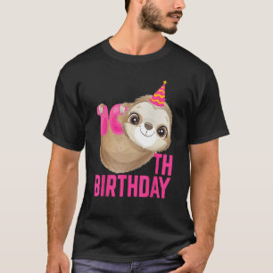 T-shirt Mignon paresseux 10ème anniversaire 10 ans amateur