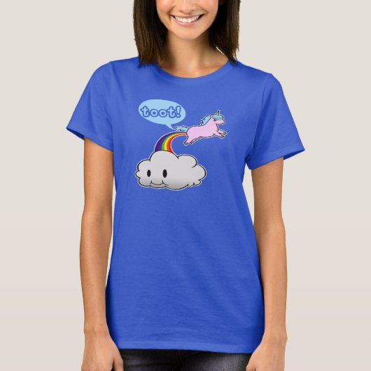 T-shirt Mignon ! Pet de licorne… Appel ! (Devant)