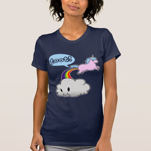 T-shirt Mignon ! Pet de licorne… Appel ! (Devant)