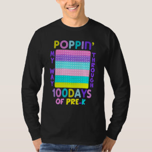 T-shirt Mignon Poppin Mon Chemin À Travers 100 Jours De Pr
