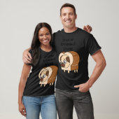 T-shirt Mignon Pug dodu (Unisexe)