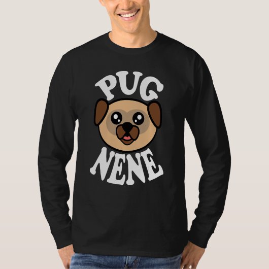 T-shirt Mignon Pug Nene (Devant)
