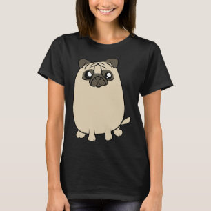 T-shirt Mignon pug pug chien animal de compagnie petit chi