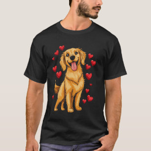 T-shirt Mignon Retriever doré