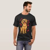 T-shirt Mignon Retriever doré (Devant entier)