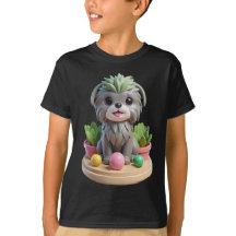 Mignon Succulent Affenpinscher | Chien Singe Gris 