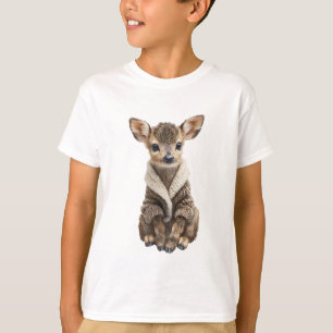 T-shirt Mignon Sweater de Cerf Confortable pour Enfants