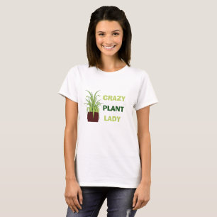 T-shirt MIGNON! 🪴T-Shirt Dame Folle de Plantes – Cadeau A