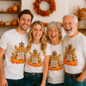 T-shirt Mignon Thanksgiving Capybara "Cappy Ever After"