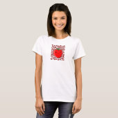 T-shirt Mignonette Cartoon Tomato Lover (Devant entier)