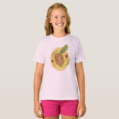 T-shirt mignonne acorne automne (Devant entier)