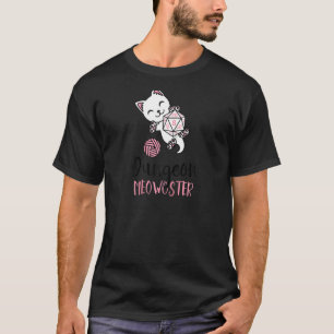 T-shirt Mignonne Amoureux des chats Dungeon Meowster Nerdy