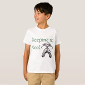 T-shirt Mignonne Amusante Irlandaise Danse pas Filles & Fe (Devant entier)